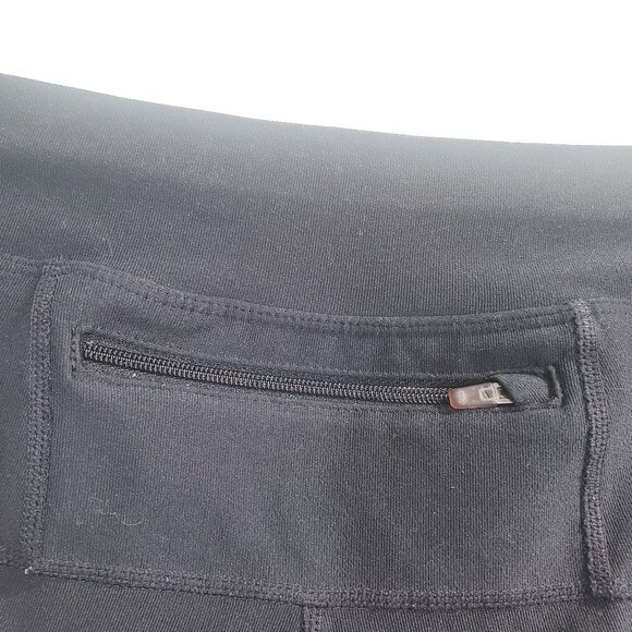 Nike Dri-Fit Elastic Drawstring Waist Crop Running Workout Pants Black small - Picture 7 of 7